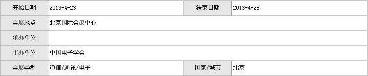 2013(第四屆)中國(guó)物聯(lián)網(wǎng)大會(huì)
